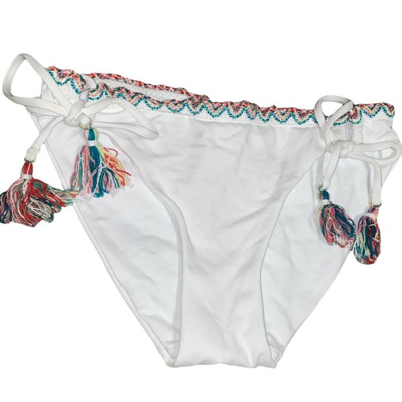 Becca White Mardi Gras Embroidered Two-Piece - Picture 3 of 14